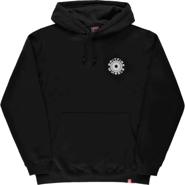 spitfire sweatshirt hood classic 87 swirl (black)