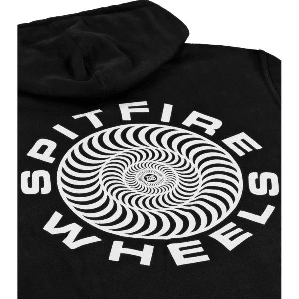 spitfire sweatshirt hood classic 87 swirl (black)