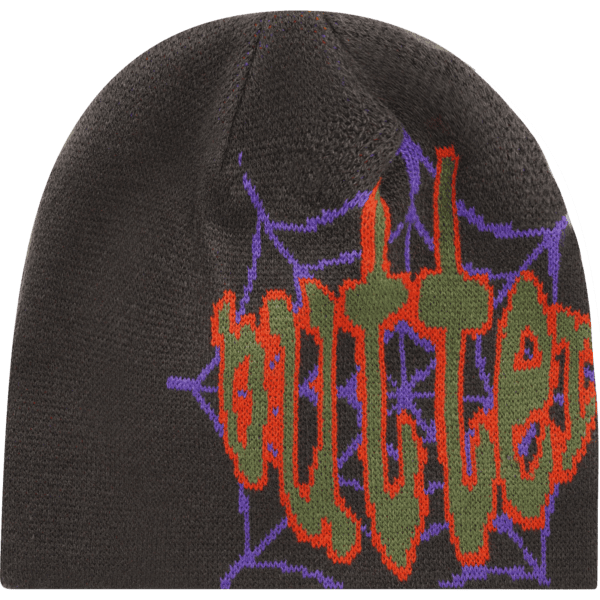 butter goods beanie frenzy skully (ink)