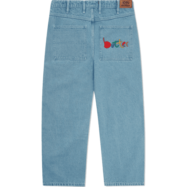 butter goods pants denim art (mid blue)
