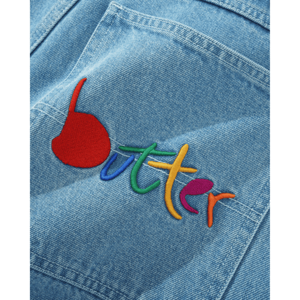 butter goods pants denim art (mid blue)