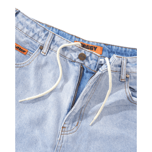 butter goods pants denim jean baggy (light blue)