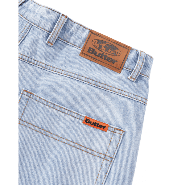 butter goods pants denim jean baggy (light blue)