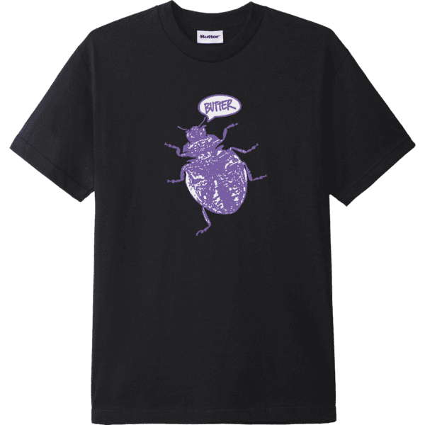 butter goods tee shirt beetle (black)