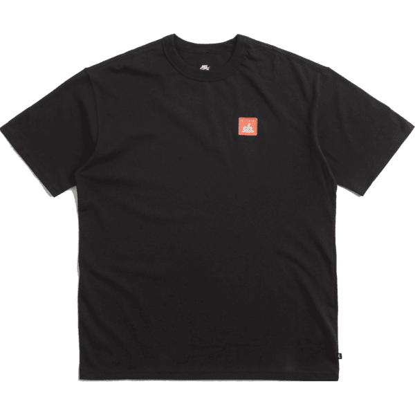nike sb tee shirt patch embroidered (black)