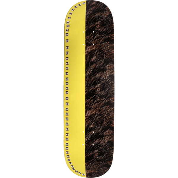 violet board studded banana bear 8.25