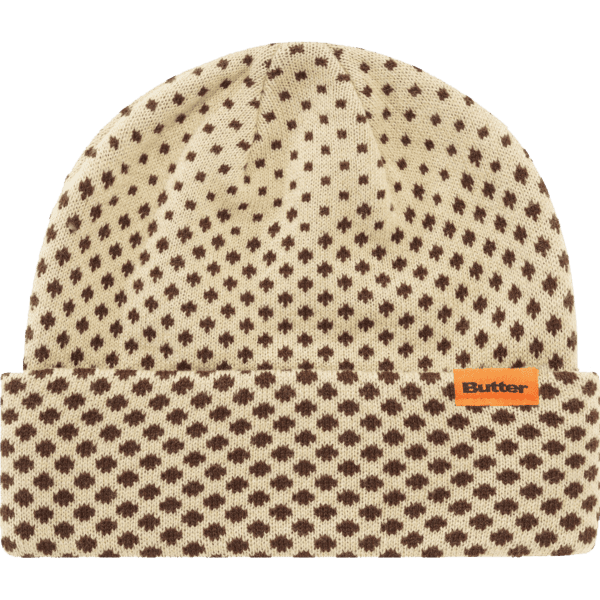 butter goods beanie halftone (brown)