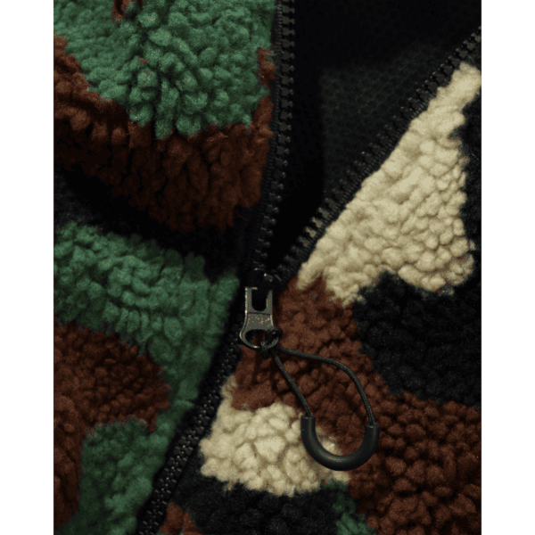 butter goods jacket sherpa camo (forest green)