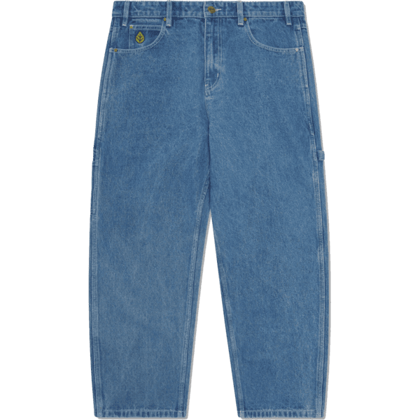 butter goods pants weather gear heavy weight (mid blue)