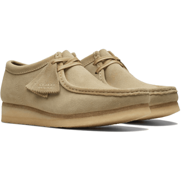 clarks shoes wallabee (maple/suede)