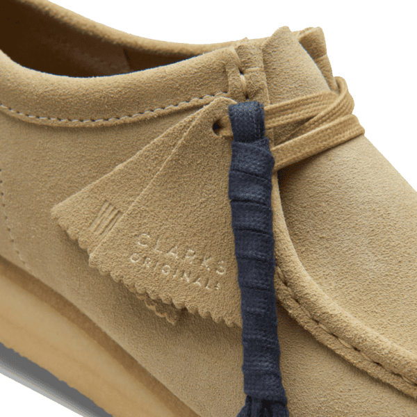 clarks shoes wallabee (maple/suede)