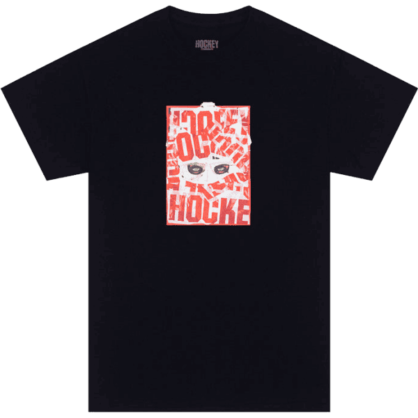 hockey tee shirt war all over (black)