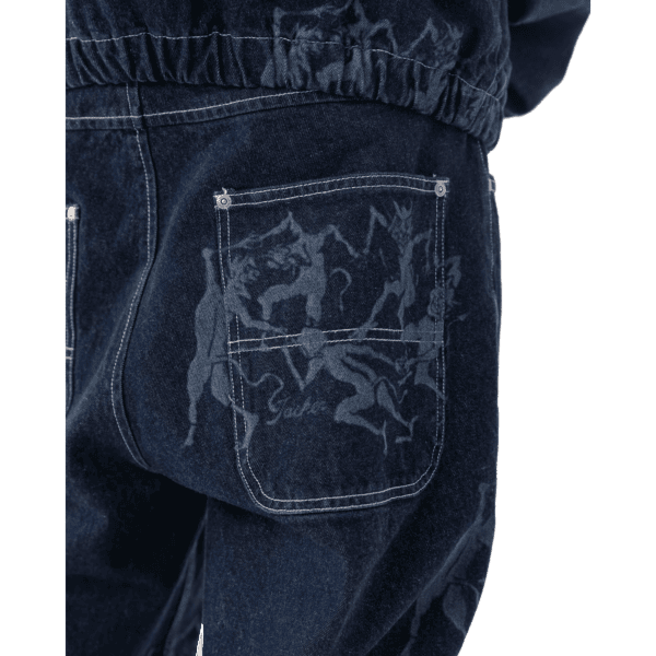 jacker pants denim baggy devils dance (aop)