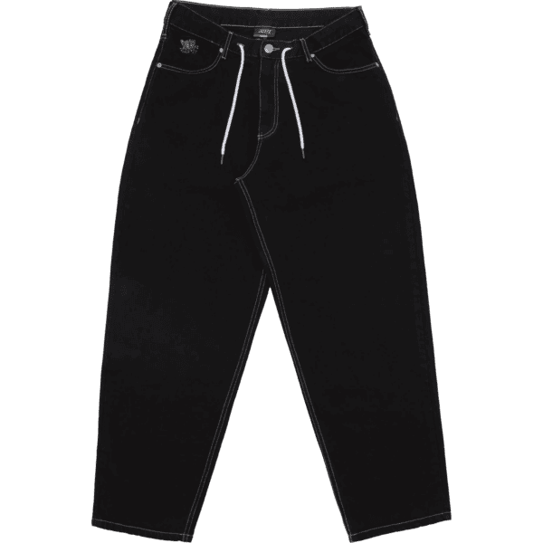 jacker pants denim baggy distillery (black)