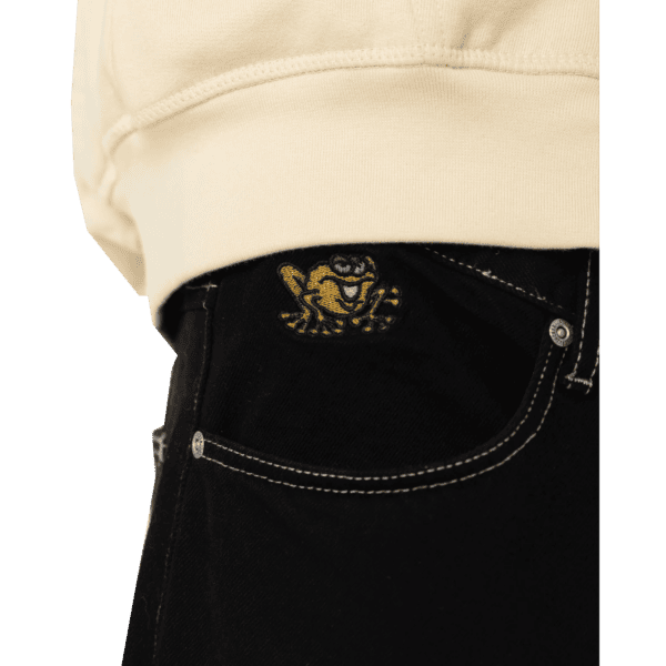 jacker pants denim baggy distillery (black)