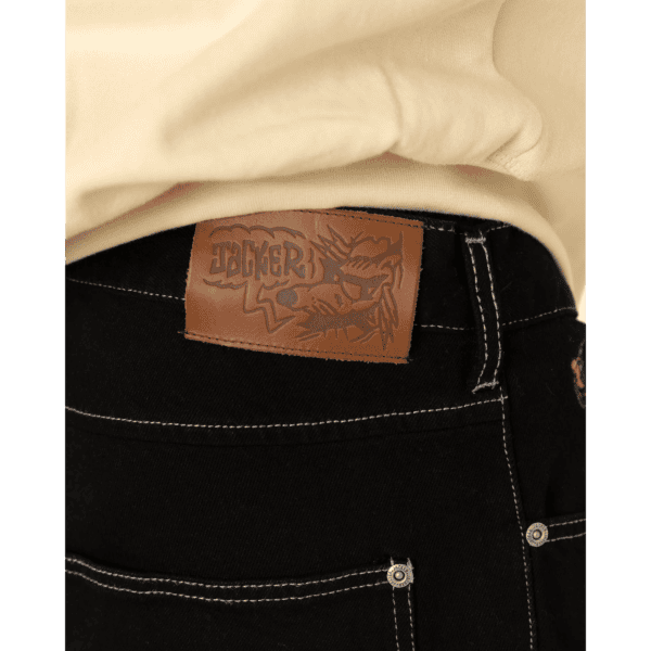 jacker pants denim baggy distillery (black)