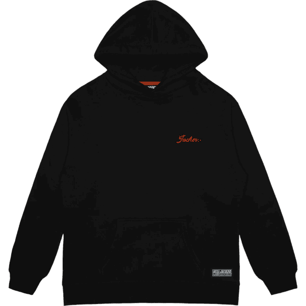 jacker sweatshirt hood devils dance (black)