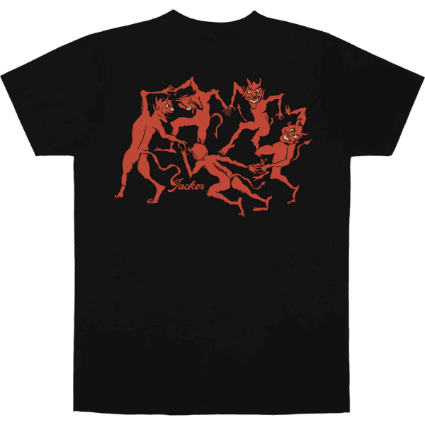 jacker tee shirt devils dance (black)