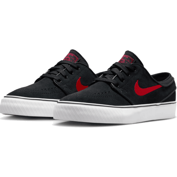nike sb shoes kids janoski gs (black/university red)