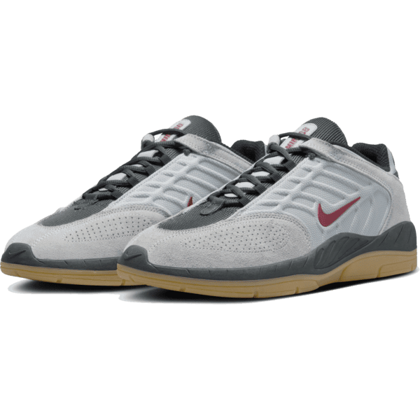 nike sb shoes vertebrae (light smoke grey/dark team red)