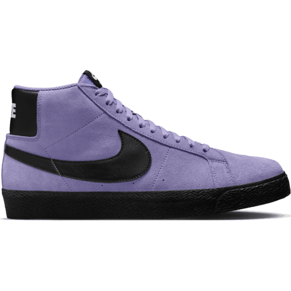 nike sb shoes zoom blazer mid (dusty amethyst/black)