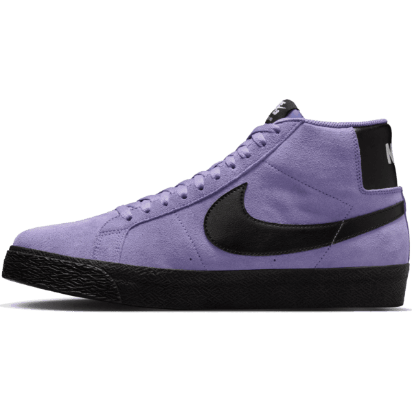 nike sb shoes zoom blazer mid (dusty amethyst/black)