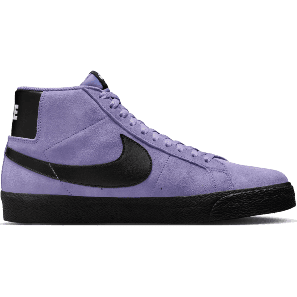 nike sb shoes zoom blazer mid (dusty amethyst/black)
