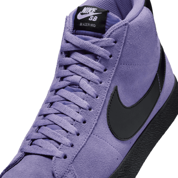 nike sb shoes zoom blazer mid (dusty amethyst/black)