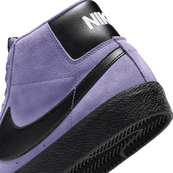 nike sb shoes zoom blazer mid (dusty amethyst/black)