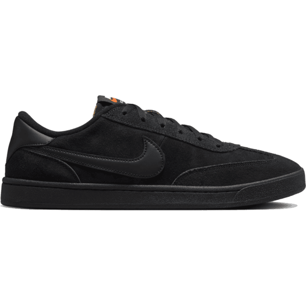 nike sb shoes fc classic (black/black/black/vivid orange)