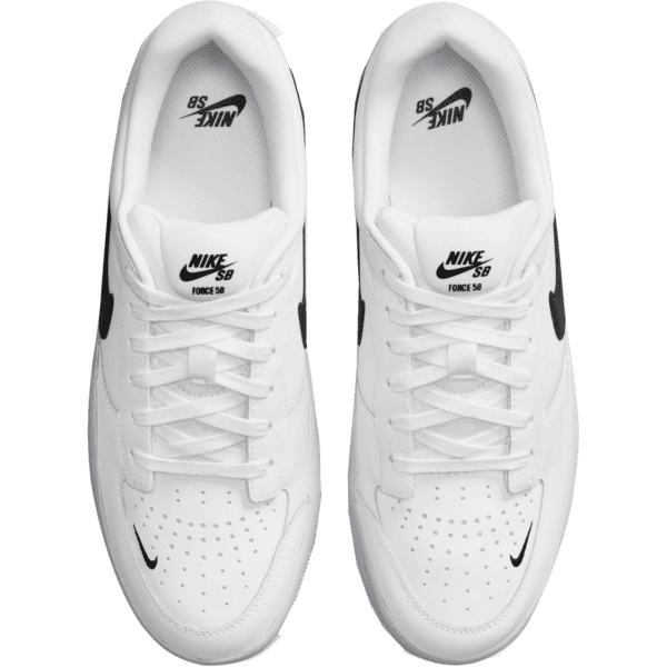 nike sb shoes force 58 premium (white/black/white/white)