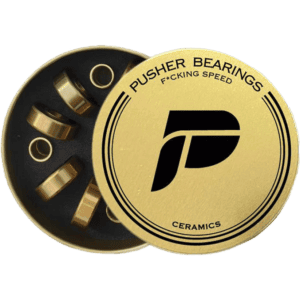 pusher bearings f*cking speed ceramic (gold) pusher bearings f*cking speed ceramic (gold)