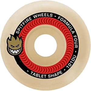 spitfire wheels formula four tablets (red) 101a 54mm spitfire wheels formula four tablets (red) 101a 54mm