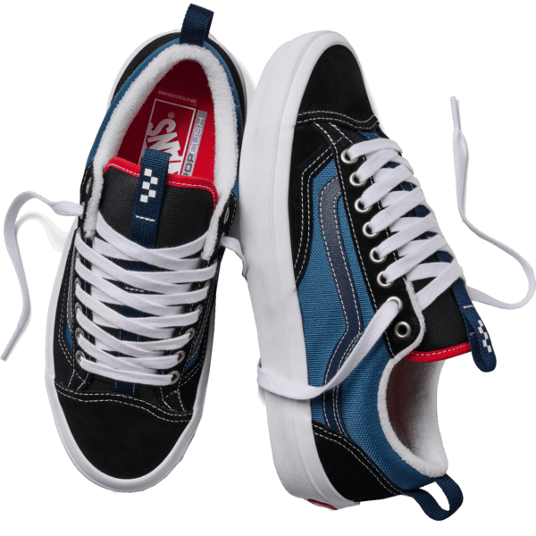 vans shoes skate old skool 36+ (black/stv navy)