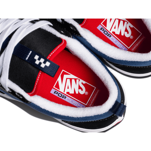 vans shoes skate old skool 36+ (black/stv navy)