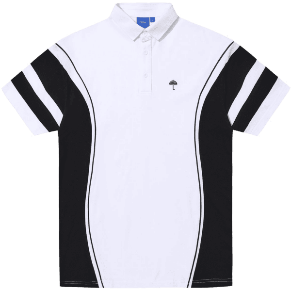 hélas polo pique match point (white/black)