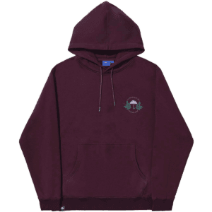 hélas sweatshirt hood la marque (dark plum)
