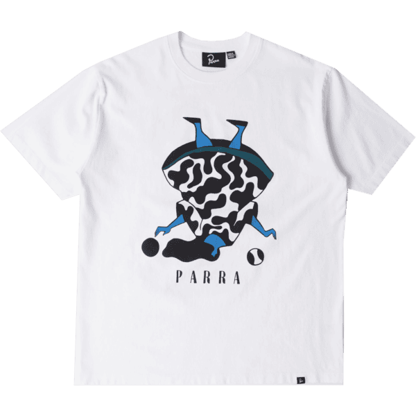 parra tee shirt no regrets (white)