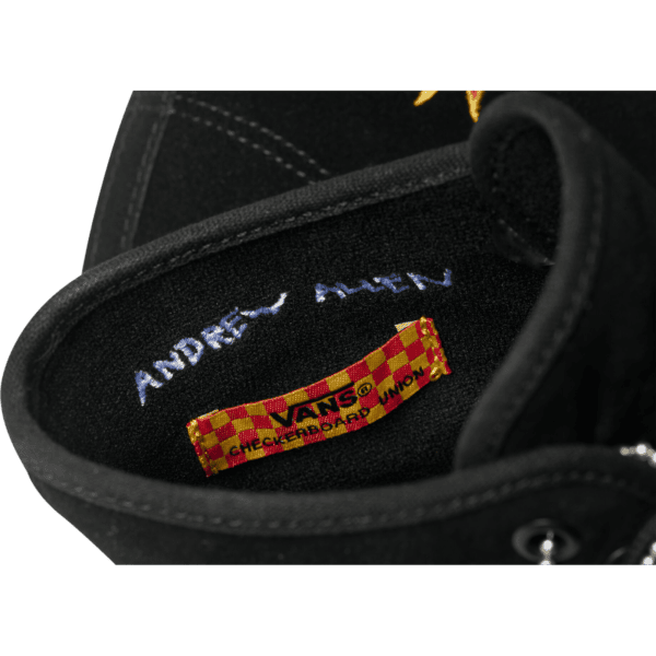 vans shoes skate authentic high VCU (blackout) andrew allen