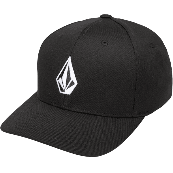 volcom cap flexfit xfit full stone (black)