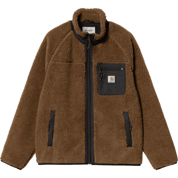 Carhartt WIP jacket polar prentis liner (deep h brown/black)
