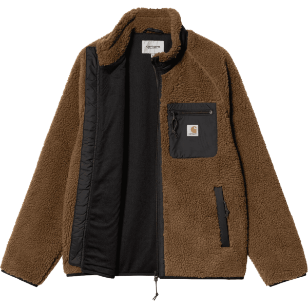 Carhartt WIP jacket polar prentis liner (deep h brown/black)