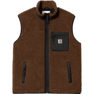 Carhartt WIP jacket vest polar prentis liner (deep h brown)