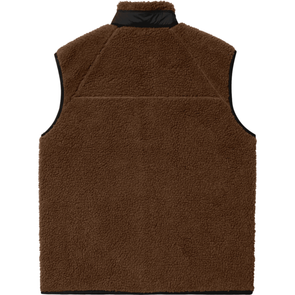 Carhartt WIP jacket vest polar prentis liner (deep h brown)