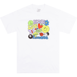 bronze 56k tee shirt love and hardware (white)
