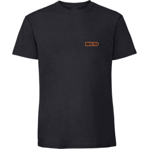 bud tee shirt og emb (black/orange)