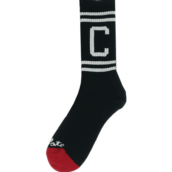 chocolate socks athletic c (black)