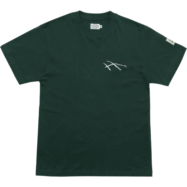 hoddle tee shirt apostles (dark green)