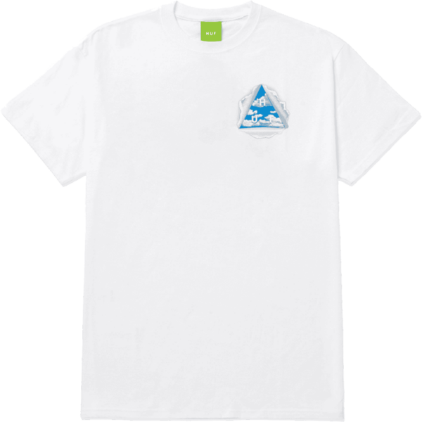 huf tee shirt tear a new one (white)