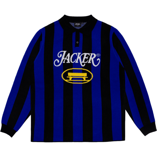 jacker polo knit long sleeves meazza (blue)